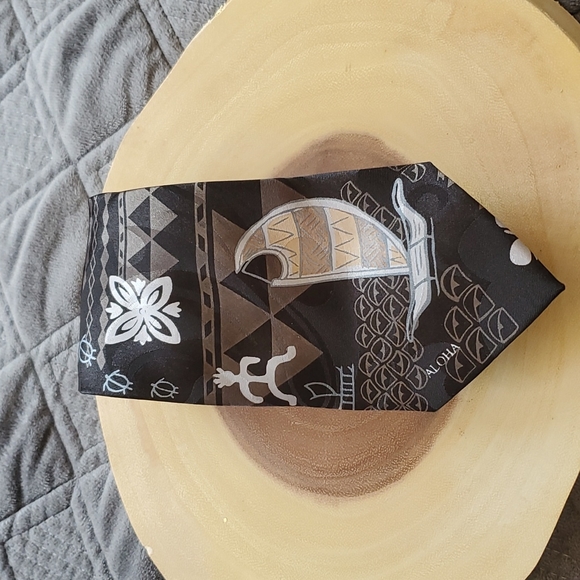 Tropical Hawaii Men's tie. Handmade. - Picture 1 of 4